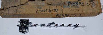 Nameplate, Monterey Custom- NOS